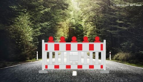 Imagebild Vollsperrung Straße Imagebild Vollsperrung Straße